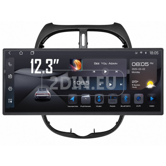PEUGEOT 206 - 12.3" МУЛТИМЕДИЯ / Навигация android 16